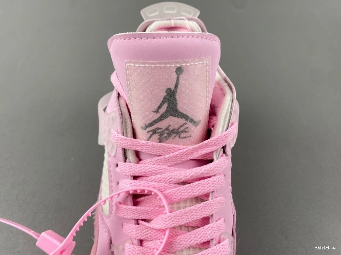 Cheap TBkick 4 X PINK OFF-WHITE JORDAN 0707